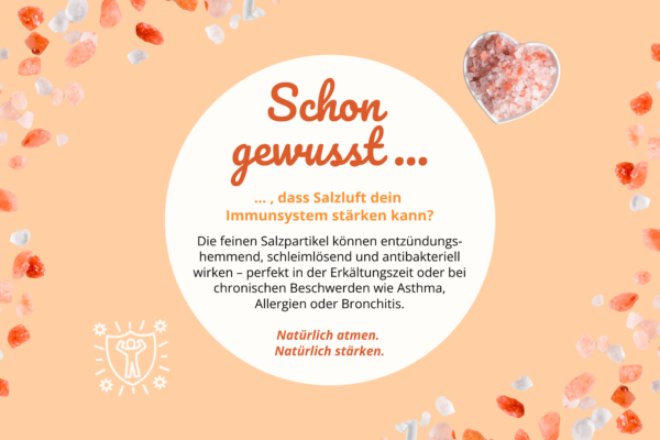 Die Salzluft kann dein Immunsystem stärken!